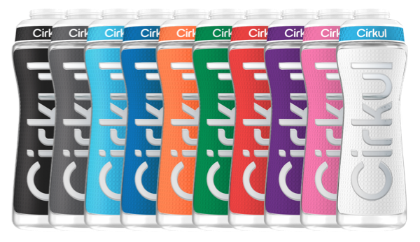22oz. Grip Squeeze Plastic Bottle & Sport Lid YG1O