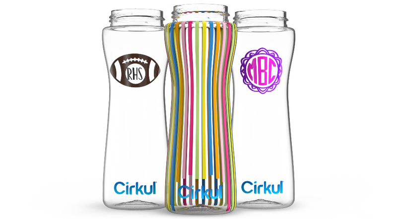 Custom 22oz. Plastic Bottle & Comfort Grip Lid PW38