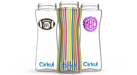 Custom 22oz. Plastic Bottle & Comfort Grip Lid PW38