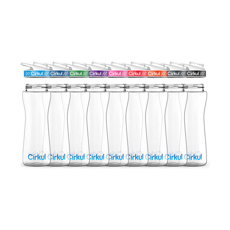 22oz. Plastic Bottle & Comfort Grip Lid GU2Y
