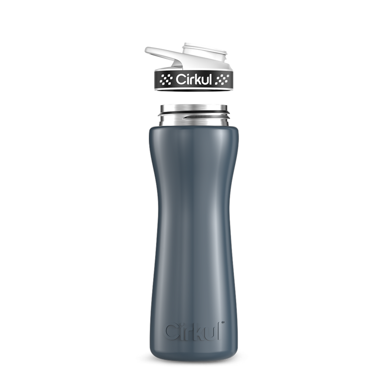 22oz. Stainless Steel Bottle & Comfort Grip Lid W153