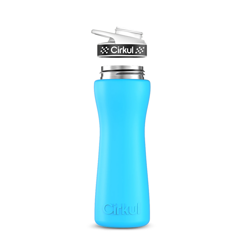 22oz. Stainless Steel Bottle & Comfort Grip Lid W153