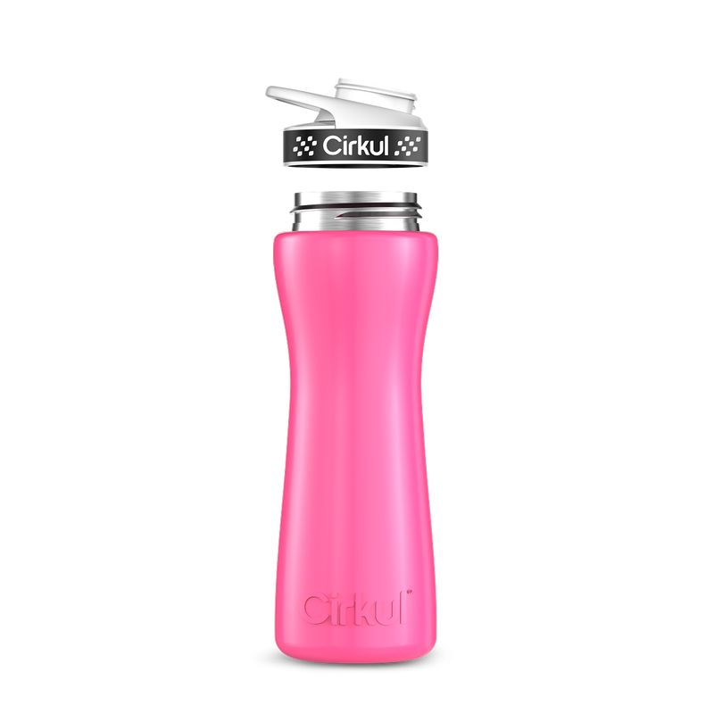 22oz. Stainless Steel Bottle & Comfort Grip Lid W153