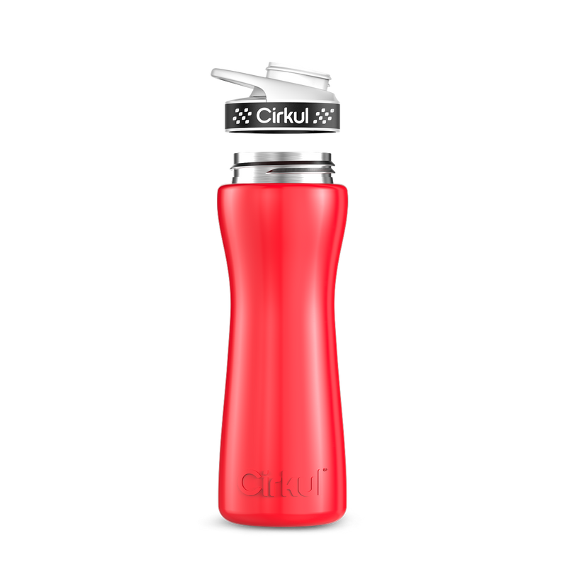 22oz. Stainless Steel Bottle & Comfort Grip Lid W153