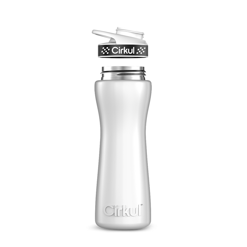 22oz. Stainless Steel Bottle & Comfort Grip Lid W153