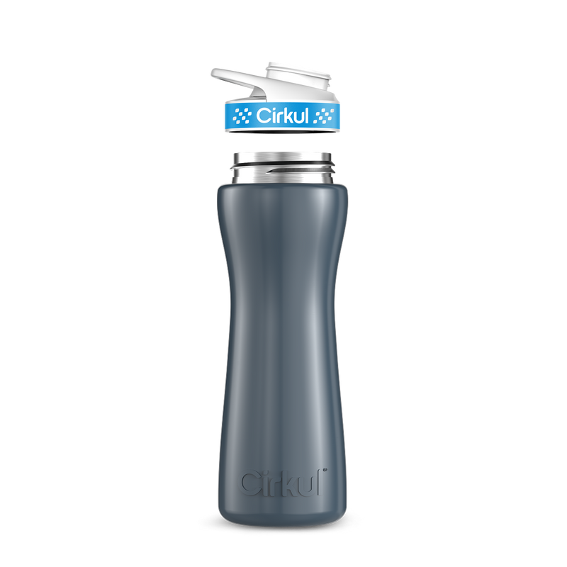 22oz. Stainless Steel Bottle & Comfort Grip Lid W153