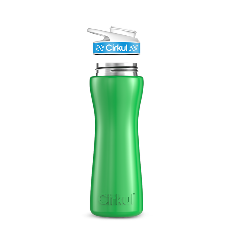 22oz. Stainless Steel Bottle & Comfort Grip Lid W153