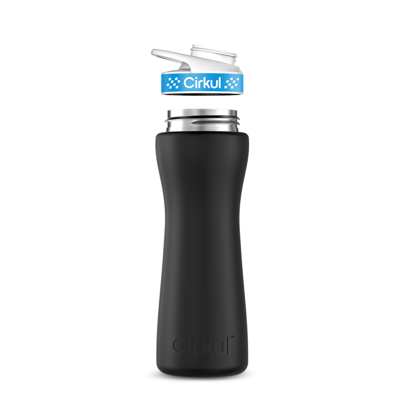 22oz. Stainless Steel Bottle & Comfort Grip Lid W153