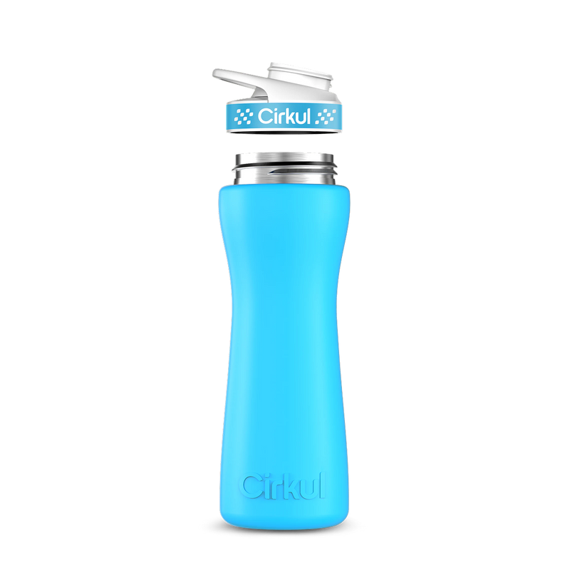 22oz. Stainless Steel Bottle & Comfort Grip Lid W153