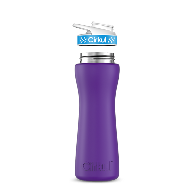22oz. Stainless Steel Bottle & Comfort Grip Lid W153