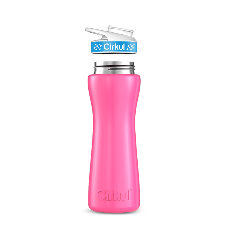 22oz. Stainless Steel Bottle & Comfort Grip Lid W153