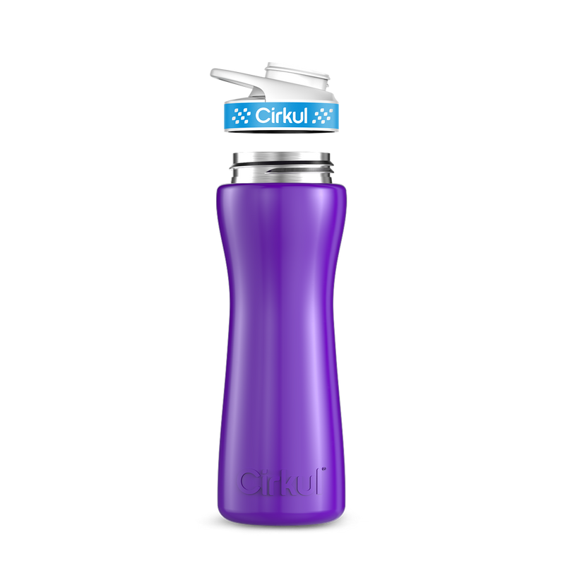 22oz. Stainless Steel Bottle & Comfort Grip Lid W153