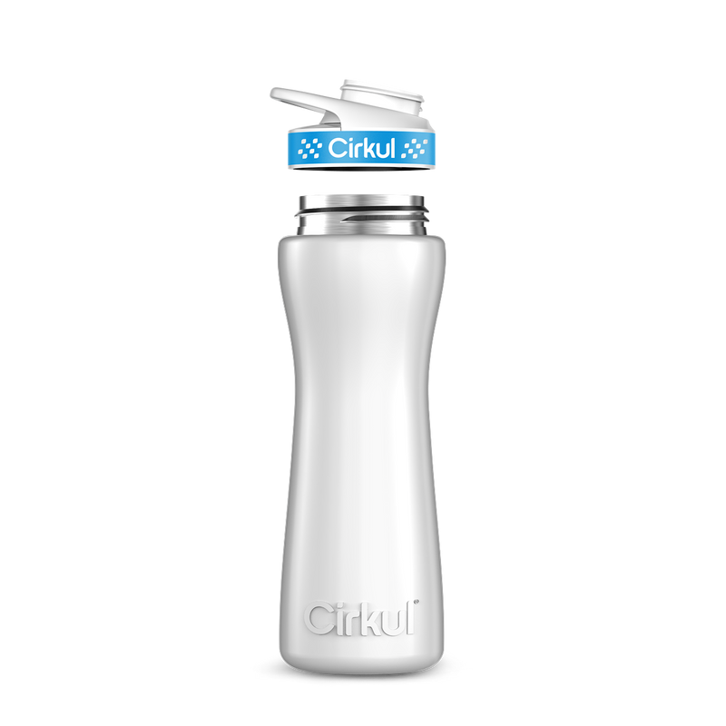 22oz. Stainless Steel Bottle & Comfort Grip Lid W153
