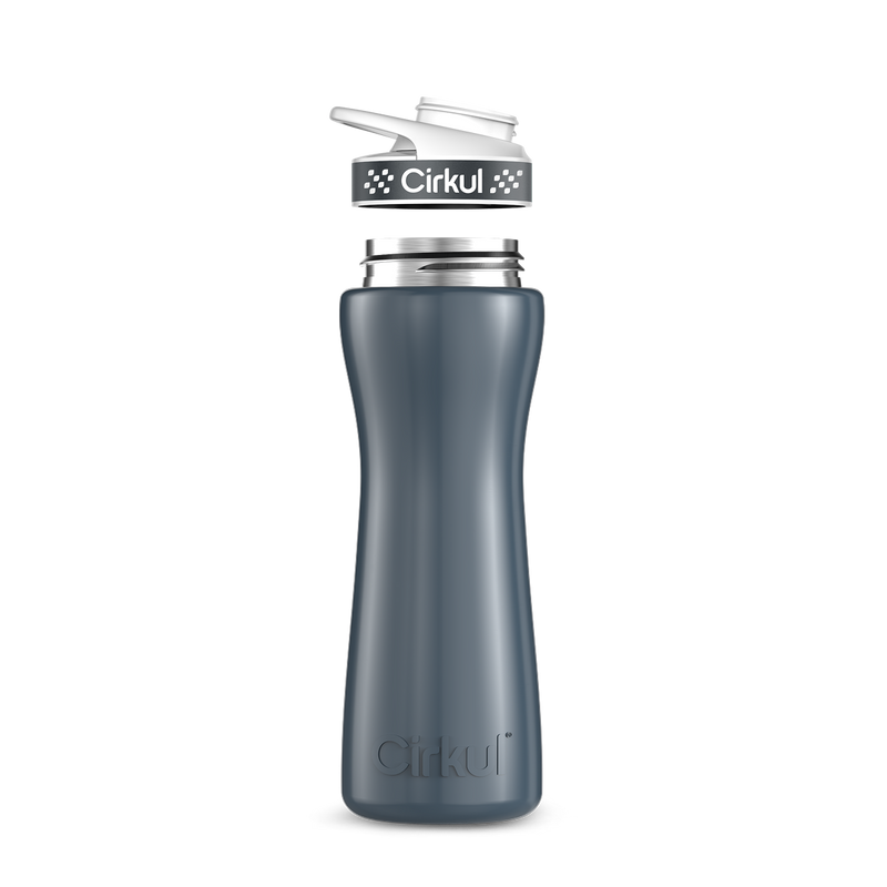 22oz. Stainless Steel Bottle & Comfort Grip Lid W153