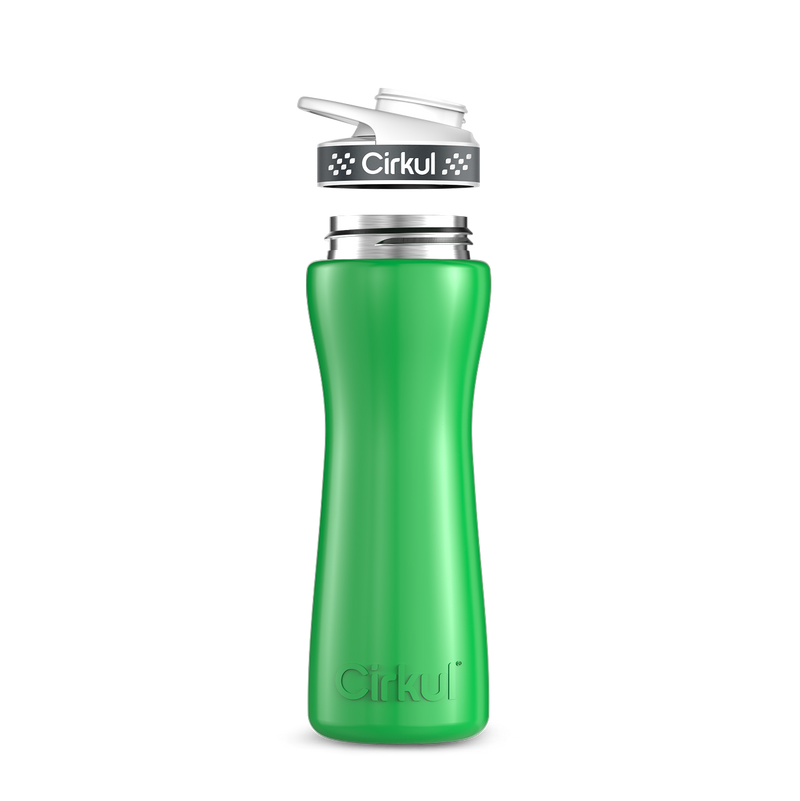 22oz. Stainless Steel Bottle & Comfort Grip Lid W153