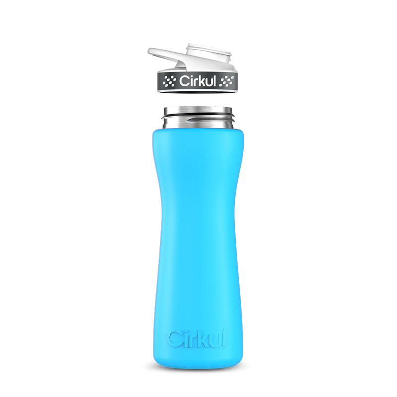 22oz. Stainless Steel Bottle & Comfort Grip Lid W153