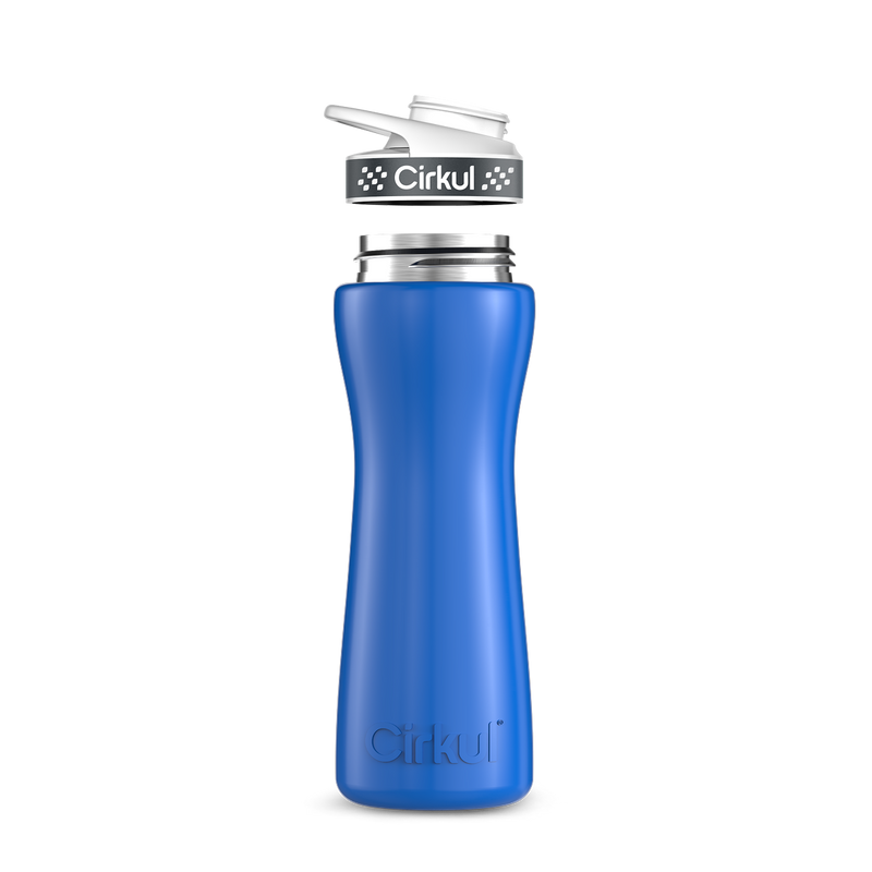 22oz. Stainless Steel Bottle & Comfort Grip Lid W153