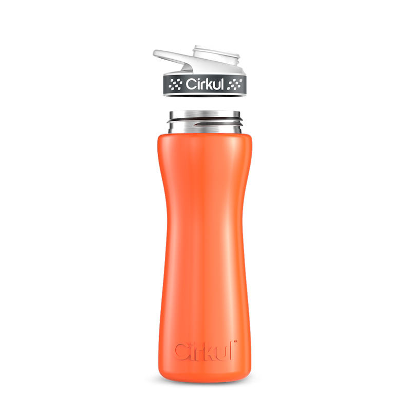 22oz. Stainless Steel Bottle & Comfort Grip Lid W153