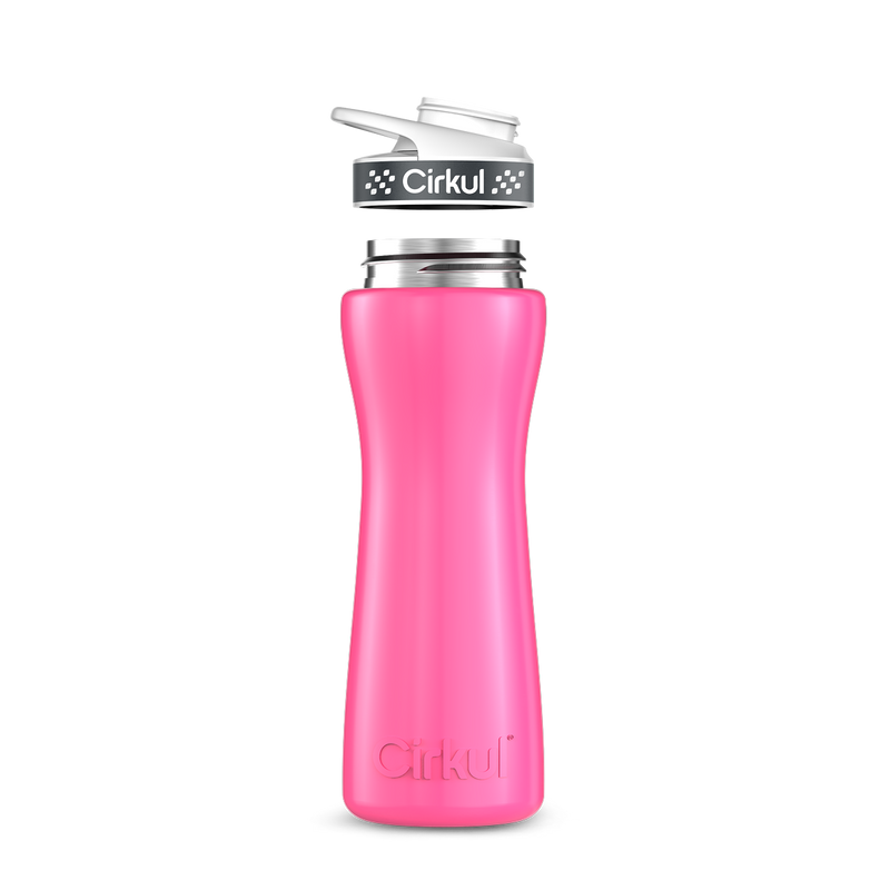 22oz. Stainless Steel Bottle & Comfort Grip Lid W153