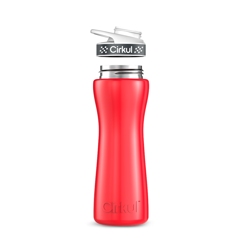 22oz. Stainless Steel Bottle & Comfort Grip Lid W153