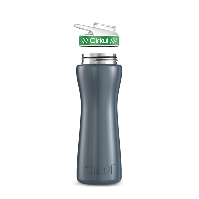 22oz. Stainless Steel Bottle & Comfort Grip Lid W153
