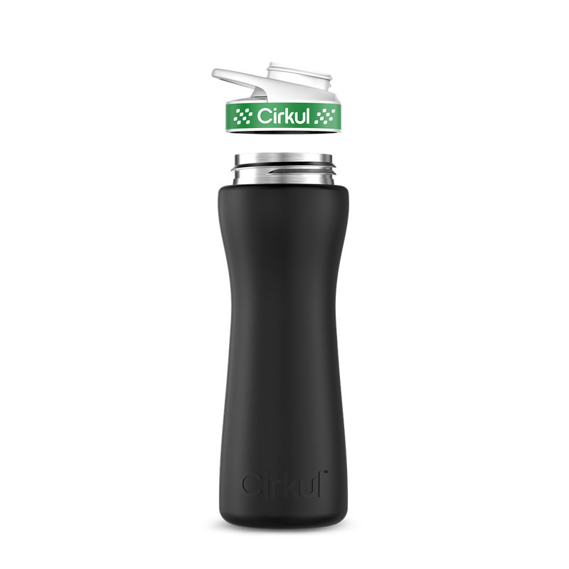 22oz. Stainless Steel Bottle & Comfort Grip Lid W153