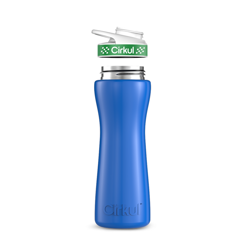 22oz. Stainless Steel Bottle & Comfort Grip Lid W153