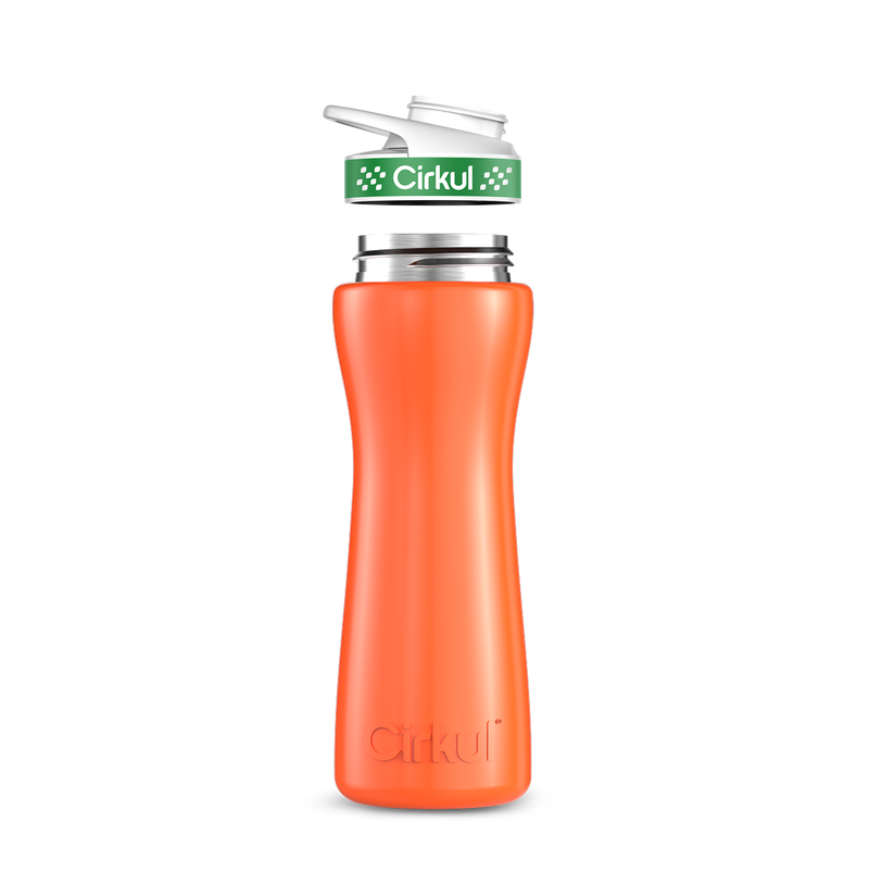22oz. Stainless Steel Bottle & Comfort Grip Lid W153