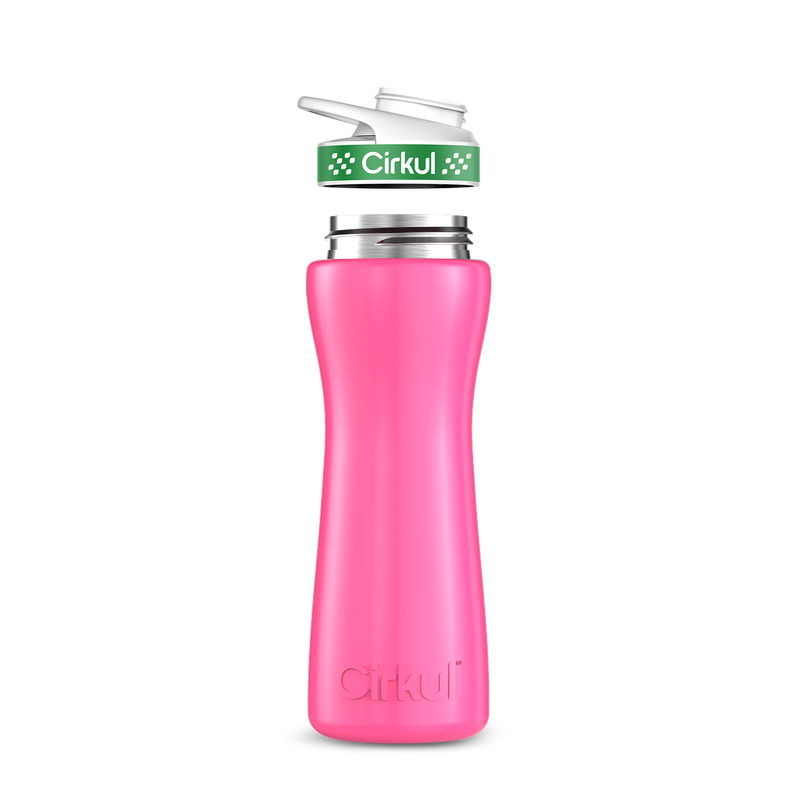 22oz. Stainless Steel Bottle & Comfort Grip Lid W153