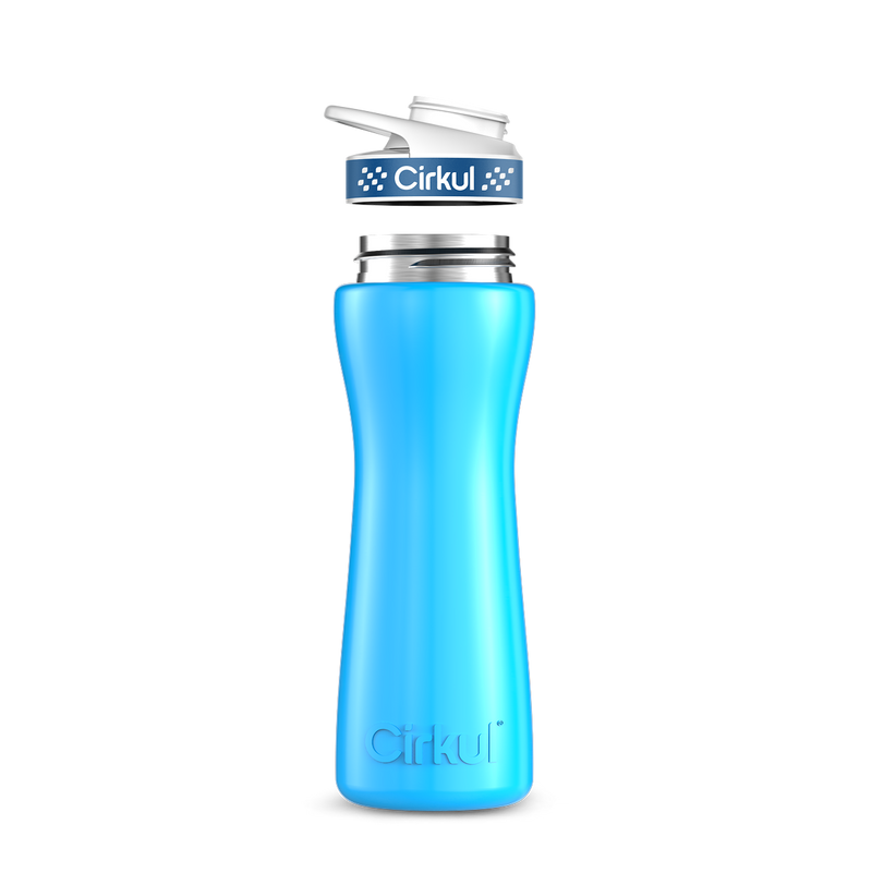 22oz. Stainless Steel Bottle & Comfort Grip Lid W153