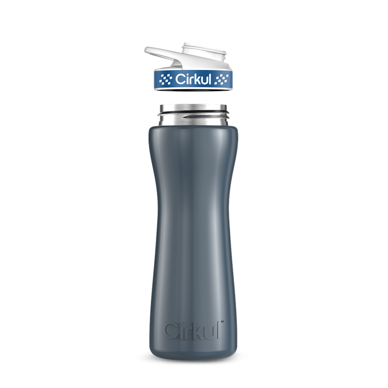 22oz. Stainless Steel Bottle & Comfort Grip Lid W153