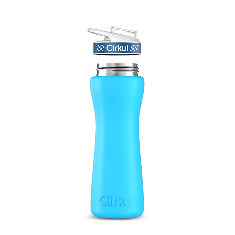 22oz. Stainless Steel Bottle & Comfort Grip Lid W153