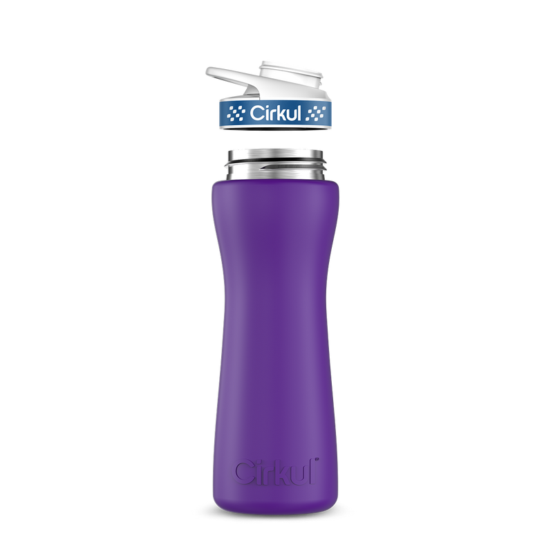22oz. Stainless Steel Bottle & Comfort Grip Lid W153