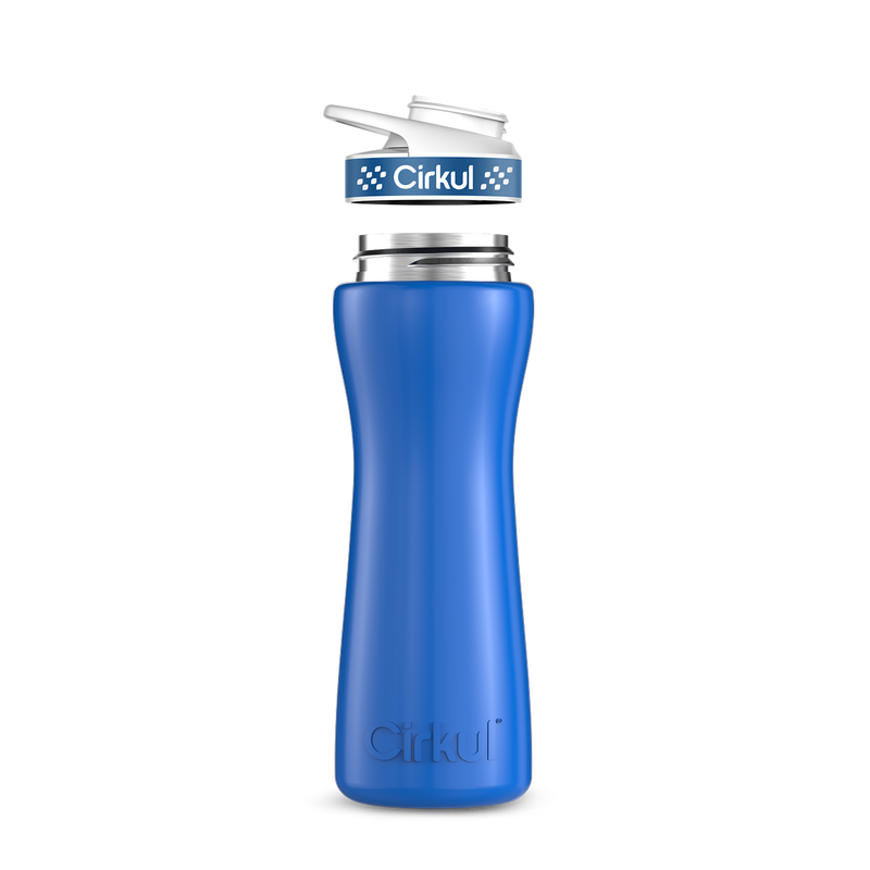 22oz. Stainless Steel Bottle & Comfort Grip Lid W153