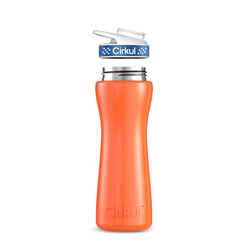 22oz. Stainless Steel Bottle & Comfort Grip Lid W153