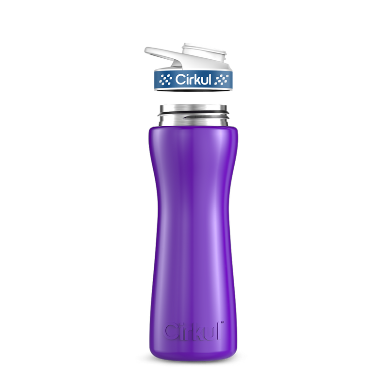 22oz. Stainless Steel Bottle & Comfort Grip Lid W153