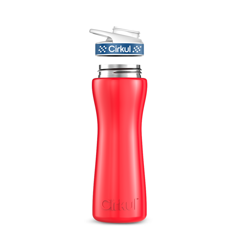 22oz. Stainless Steel Bottle & Comfort Grip Lid W153
