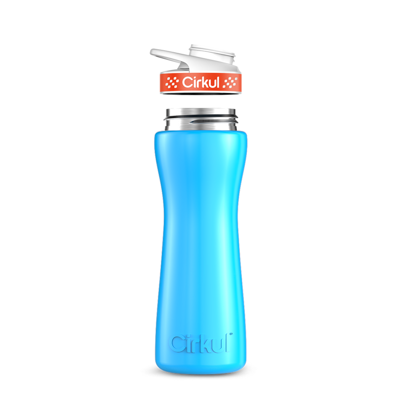 22oz. Stainless Steel Bottle & Comfort Grip Lid W153