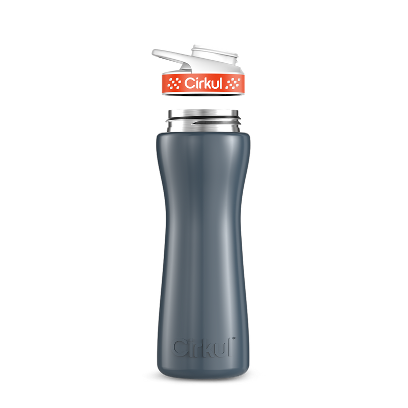 22oz. Stainless Steel Bottle & Comfort Grip Lid W153