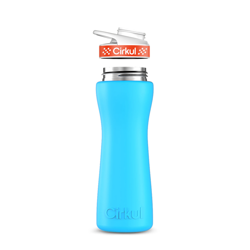 22oz. Stainless Steel Bottle & Comfort Grip Lid W153