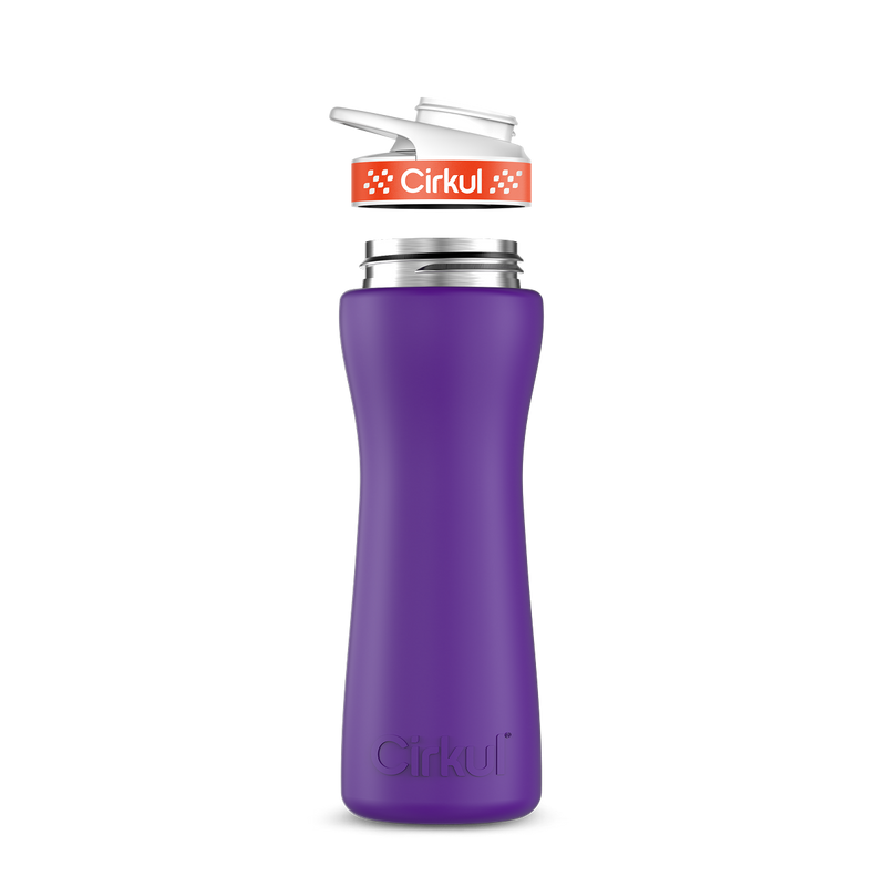 22oz. Stainless Steel Bottle & Comfort Grip Lid W153