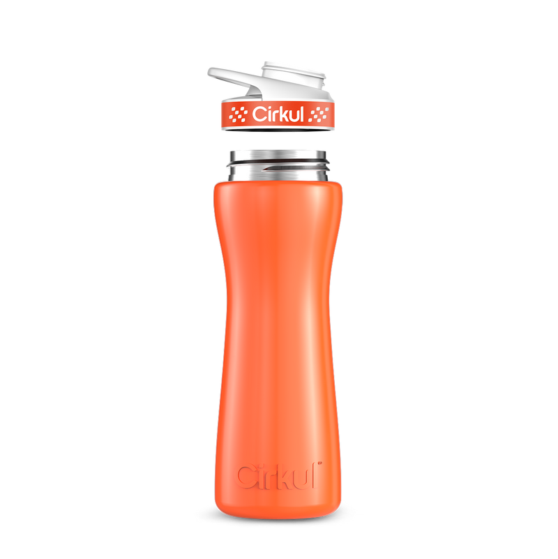 22oz. Stainless Steel Bottle & Comfort Grip Lid W153