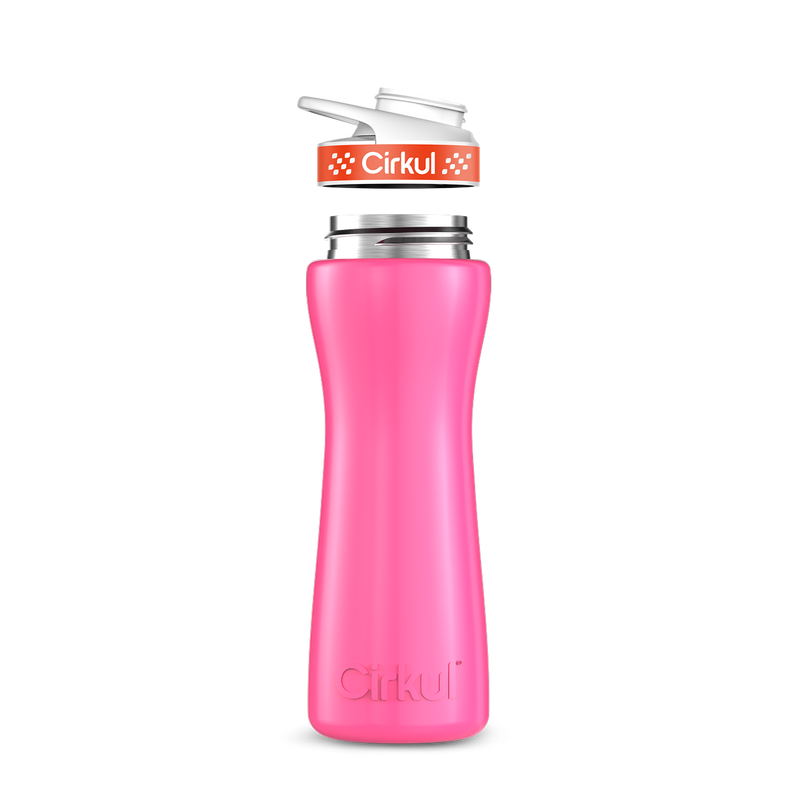 22oz. Stainless Steel Bottle & Comfort Grip Lid W153