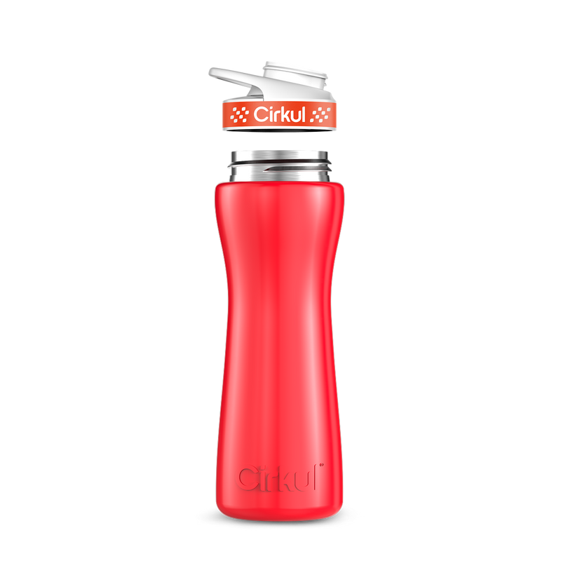 22oz. Stainless Steel Bottle & Comfort Grip Lid W153