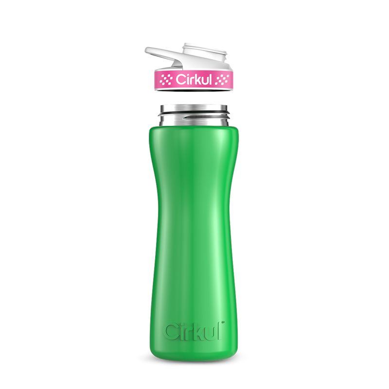 22oz. Stainless Steel Bottle & Comfort Grip Lid W153