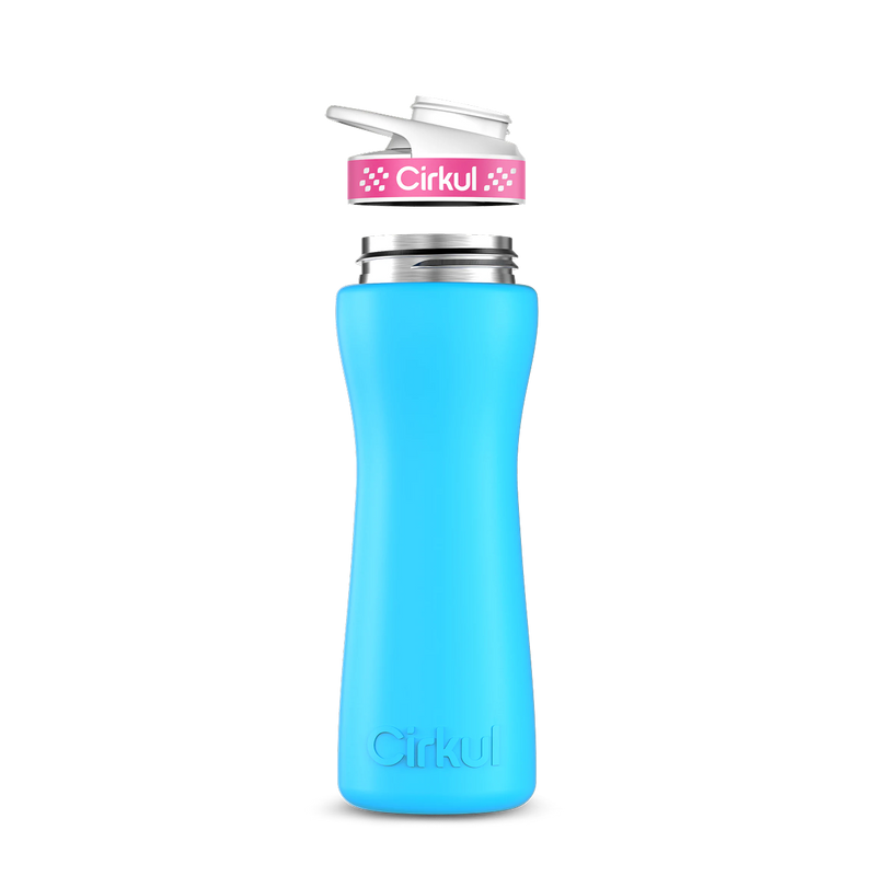 22oz. Stainless Steel Bottle & Comfort Grip Lid W153