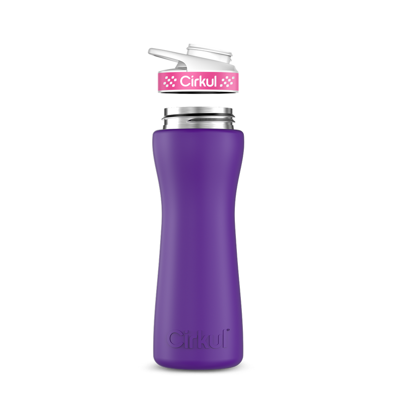 22oz. Stainless Steel Bottle & Comfort Grip Lid W153