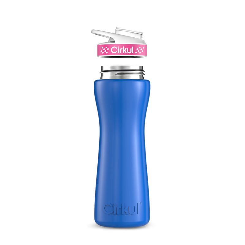 22oz. Stainless Steel Bottle & Comfort Grip Lid W153