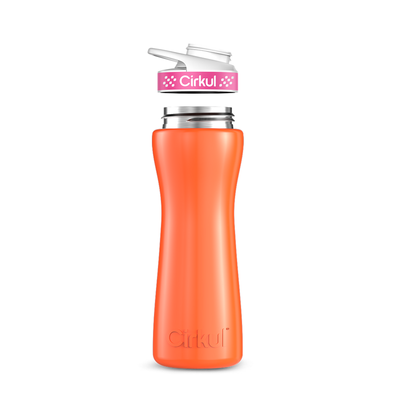 22oz. Stainless Steel Bottle & Comfort Grip Lid W153