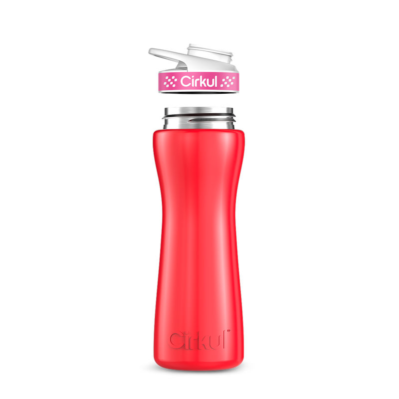 22oz. Stainless Steel Bottle & Comfort Grip Lid W153